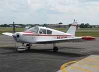 N6363W @ KAXN - Piper PA-28-140 Cherokee at the fuel pump. - by Kreg Anderson