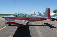 N9593U @ KAXN - Grumman AA-5A on the line. - by Kreg Anderson