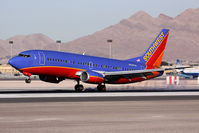 N698SW @ LAS - Southwest Airlines N698SW (FLT SWA2835) from Bob Hope Burbank Airport (KBUR) landing RWY 25L.