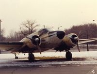 N347G @ KDET - N347G at Detroit City Airport 1982. Operated by Executive Aviation Inc. flying auto parts. - by JR Chupailo