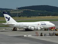 EP-IAC @ VIE - Very very rare visitor at VIE! Iran Air is the last Airline operating the 747SP in regular Passenger Service!
