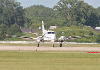 N901JS @ KDPA - SHEWMAKER AIR LLC Beechcraft King Air 90, N901JS arriving KDPA from KVBT. - by Mark Kalfas