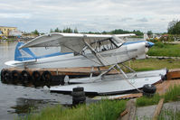 N8976D @ LHD - 1958 Piper PA-18-150, c/n: 18-6416 at Lake Hood - by Terry Fletcher