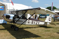G-BYZY @ EGTB - 2000 Hanchet Db PIETENPOL AIR CAMPER, c/n: PFA 047-12190 displayed at AeroExpo 2010