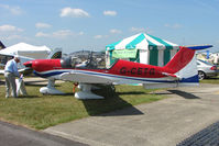 G-CETG @ EGTB - 2007 ALPHA AVIATION MANUFACTURING LTD ALPHA R2160I, c/n: 160AI-0008 displayed at AeroExpo 2010