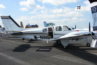 M-NINE @ EGTB - Beech Aircraft Baron 58 G, c/n: TH-2203 displayed at AeroExpo 2010