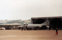 XV567 @ EGQL - Phantom FG.1 of 43 Squadron on the flight-line at the 1987 RAF Leuchars Airshow. - by Peter Nicholson