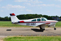 OO-ABZ @ EHGG - OO-ABZ Beech F33A Bonanza BE33 spotted at Groningen-Eelde Airport on June 26 of 2010 - by xanthippe