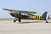 F-GSCB @ LFMI - This warbird wears the black and yellow striping of Operation Musquetaire (Suez Crisis - by Joop de Groot