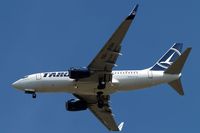 YR-BGH @ EGLL - Boeing 737-78J [28438] (TAROM) Home~G 25/06/2010. Seen arriving 27R 3 miles out.