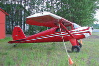 N1795K @ AQY - 1946 Luscombe 8E, c/n: 4522 at Girdwood - by Terry Fletcher