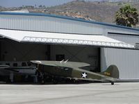 N9848A @ SEE - Parked at the hanger on the eastside - by Helicopterfriend