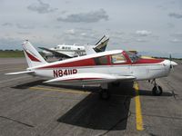N8411R @ KAXN - Piper PA-28-140 Cherokee on the line. - by Kreg Anderson