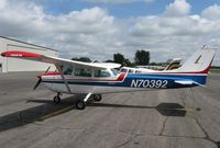 N70392 @ KAXN - Cessna 172M Skyhawk on the line. - by Kreg Anderson