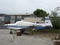 N7042V @ SZP - 1976 Mooney M20F EXECUTIVE, Lycoming IO-360-A&C 200 Hp - by Doug Robertson
