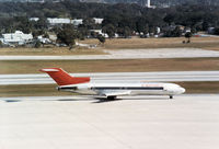 N256US @ TPA - Boeing 727-251 of Northwest Airlines taxying to the terminal at Tampa in November 1991. - by Peter Nicholson