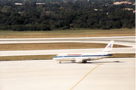 N340P @ TPA - Piedmont Air Lines Boeing 737-301 taxying to the terminal at Tampa in November 1991. - by Peter Nicholson