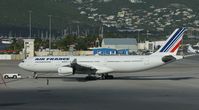 F-GLZS @ TNCM - Airfrance F-GLZS being pushed back from the gate at TNCM - by Daniel Jef