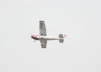 D-ELGD @ EDFH - This is a Cessna 172-182.  The Registration is showing that it's a Piper PA12.  But a Piper PA12 is a tail dragger.  Aborted landing, after a few hops and a 737 waiting and a heli taking off, I guess this was the best choice. - by J.B. Barbour
