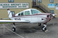 N9244S @ LHD - 1975 Beech C23, c/n: M-1740 at Lake Hood - by Terry Fletcher