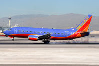 N671SW @ LAS - Southwest Airlines N671SW (FLT SWA203) from Los Angeles Int'l (KLAX) landing RWY 25L. - by Dean Heald