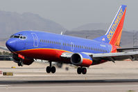 N323SW @ LAS - Southwest Airlines N323SW (FLT SWA1780) from Phoenix/Sky Harbor Int'l (KPHX) landing RWY 25L. - by Dean Heald