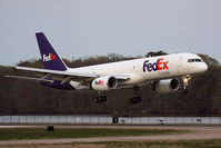 N907FD @ ORF - FedEx N907FD (FLT FDX307) from Memphis Int'l (KMEM) landing RWY 23 just before sunset. This aircraft is an ex-US Airways aircraft with former registrations of N932UW and N619AU.