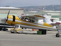 N3090B @ CMA - Tied down and parked with tool boxes next to it - by Helicopterfriend