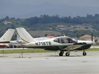 N718TB @ CMA - Parked and tied down - by Helicopterfriend