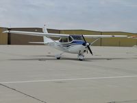 N411RF @ CMA - Getting ready to start up and depart - by Helicopterfriend