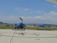 N547SB @ CMA - Hovering waiting permission to air taxi for take off - by Helicopterfriend