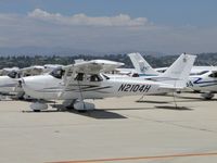 N2104H @ CMA - Parked and tied down - by Helicopterfriend