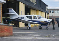 N136D @ EGTF - Rockwell 114GT Commander at Fairoaks. - by moxy