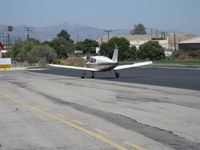 N8075W @ SZP - 1965 Piper PA-28-180 CHEROKEE, Lycoming O&VO-360 180 Hp, holding short Rwy 22 - by Doug Robertson