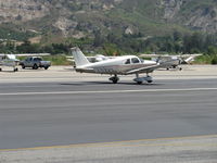 N8075W @ SZP - 1965 Piper PA-28-180 CHEROKEE, Lycoming O&VO-360 180 Hp, takeoff roll Rwy 22 - by Doug Robertson