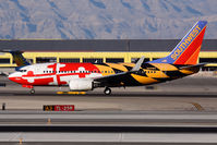 N214WN @ LAS - Southwest Airlines Maryland ONE on takeoff roll on RWY 25R. - by Dean Heald