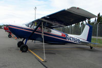N4762B @ LHD - 1955 Cessna 180, c/n: 31660 at Lake Hood - by Terry Fletcher