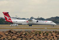 VH-QON @ YSSY - At Sydney - by Micha Lueck