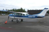 N9675X @ PASX - 1962 Cessna 210B, c/n: 21057975 at Soldotna - by Terry Fletcher