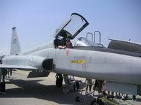 207 @ KHHR - Western Museum of Flight F-5A on display at the 2004 Air Faire KHHR. - by Mark Kalfas