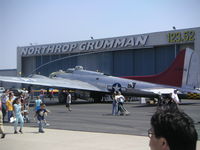 N3509G @ KHHR - Boeing B-17G Flying Fortress, N3509G Miss Angela on the ramp at KHHR during the 2004 Air Faire. - by Mark Kalfas