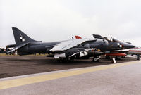 ZD318 @ EGDM - Another view of the Harrier GR.7 development trials aircraft on display at the 1990 Boscombe Down Battle of Britain 50th Anniversary Airshow. - by Peter Nicholson