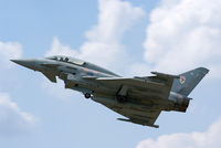ZJ813 @ EGKB - ZJ813, a Eurofighter Typhoon T1 of 29sqn Royal Air Force, seen during its take off at the Biggin Hill International Air Fair June 27th 2009, Biggin Hill Airport, Kent, U.K.