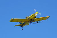N2378Q - Working the field just west of my neighborhood.  Now watching from my front yard in North Liberty Iowa.