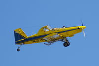 N2378Q - Working the field just west of my neighborhood.  Now watching from my front yard in North Liberty Iowa.   Last pass.