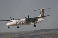 N503LX @ KBIL - Frontier Airlines Dash 8 - by Daniel Ihde