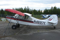 N4697E @ PASX - 1950 Champion 7EC, c/n: 7EC-44 at Soldotna - by Terry Fletcher