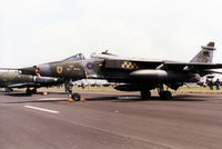 XX955 @ EGDM - Jaguar GR.1A of 54 Squadron at RAF Coltishall on display at the 1990 Boscombe Down Battle of Britain 50th Anniversary Airshow. - by Peter Nicholson