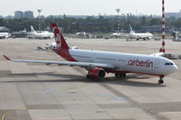 D-AERK @ EDDL - Air Berlin, Airbus A330-322, CN: 120 - by Air-Micha