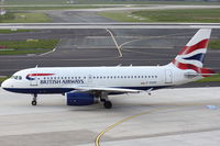 G-EUOF @ EDDL - British Airways, Airbus A319-131, CN: 1590 - by Air-Micha